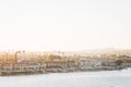 View of Balboa Island from Lookout Point in Corona del Mar, Newport Beach, California