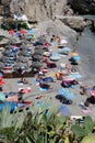 View from Balcon de Europa in Nerja, Spain Royalty Free Stock Photo