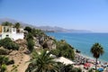 View from Balcon de Europa in Nerja, Spain Royalty Free Stock Photo