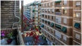 A view from the balcony. Cordoba, Andalusia, Spain Royalty Free Stock Photo