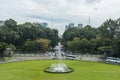 View from the balcony of Independence Palace Reunification Pala