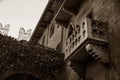 View of the Balcony of Juliet Capulet Home in Verona, Veneto, Italy Royalty Free Stock Photo