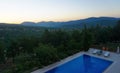 View from balcony in the Sagalassos Lodge and Spa Hotel in Aglasun, Turkey