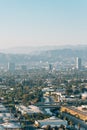 View from Baldwin Hills Scenic Overlook, in Los Angeles, California Royalty Free Stock Photo