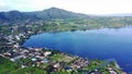 View of the Balige city, North Sumatra, Indonsia