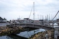 View of Ballen Marina, popular tourist destination of the island of SamsÃÂ¸, Denmark