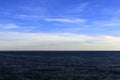 View of the Baltic Sea with a beautiful sky, Palanga, Lithuania Royalty Free Stock Photo