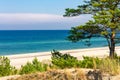 View of Baltic sea coast. Hel, Pomerania, Poland