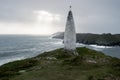 View at the Baltimore Beacon with nice sunlight over sea Royalty Free Stock Photo