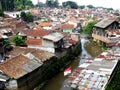 A view of Bandung, Indonesia Royalty Free Stock Photo