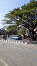 View of Bangalore city road near Shivaji nagar