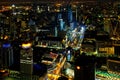 View of Bangkok at night Royalty Free Stock Photo