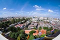 View of Bangkok Wat Saket from top of Golden Mount Royalty Free Stock Photo