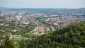 View of Banja Luka from Banj hill Royalty Free Stock Photo