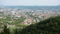 View of Banja Luka from Banj hill Royalty Free Stock Photo