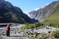 Whaio River and Franz Josef Glacier, New Zealand Royalty Free Stock Photo