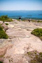 View of Bar Harbor Maine USA