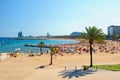 View of Barcelona beach