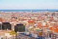 View of Barcelona in evening Royalty Free Stock Photo
