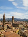 View of Bargello tower, Florence Italy