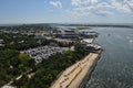 View from Barnegat Lighthouse Royalty Free Stock Photo