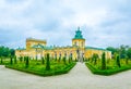 View Of The Baroque Palace In Wilanow, Warsaw, Poland...IMAGE