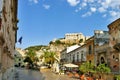 View of the baroque town of Scicli in Sicily