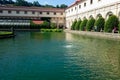 View of the Baroque Wallenstein Palace in Mala Strana, Prague, currently the home of the Czech Senate and its french garden