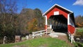 View of Barronvale Covered Bridge in Pennsylvania, United States