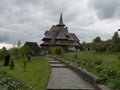 View of Barsana monastery Romania