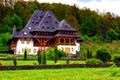 View of Barsana monastery Romania