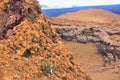 View of Bartolome island in Galapagos National Park, Ecuador. Royalty Free Stock Photo