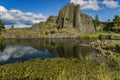 View of the basalt rock