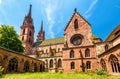 View of the Basel Minster Cathedral