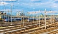 View of Basel SBB railway station Royalty Free Stock Photo