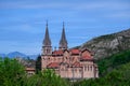 View on Basilica de Santa Maria la Real de Covadonga, Asturias, North of Spain Royalty Free Stock Photo