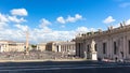 View of Basilica di San Pietro in Vaticano Royalty Free Stock Photo