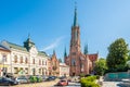 View at the Basilica in Grybow - Poland Royalty Free Stock Photo