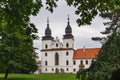 View at the Basilica and monastery of St.Procopius, jewish town Trebic a UNESCO world heritage site in Moravia, Czech republic, Royalty Free Stock Photo