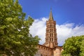 Saint Sernin bell tower in Toulouse France Royalty Free Stock Photo