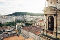 View from Basilica of Saint Stephen on cityscape of Budapest Royalty Free Stock Photo