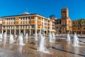 View of Basilica of Santa Maria in Elche, Spain Royalty Free Stock Photo