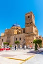 View of Basilica of Santa Maria in Elche, Spain Royalty Free Stock Photo