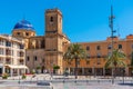 View of Basilica of Santa Maria in Elche, Spain Royalty Free Stock Photo