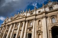 The view on the Basilica of St. Peter, Vatican