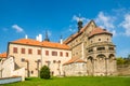 View at the Basilica of St.Procopius in Trebic - Moravia,Czech republic Royalty Free Stock Photo