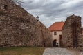 View at the Basilica of St.Procopius in Trebic - Czechia Royalty Free Stock Photo