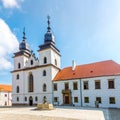 View at the Basilica of St.Procopius in Trebic - Moravia,Czech republic Royalty Free Stock Photo