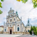 View at the Basilica of Virgin Mary in Brezje - Slovenia Royalty Free Stock Photo