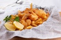 Shrimp and chips
